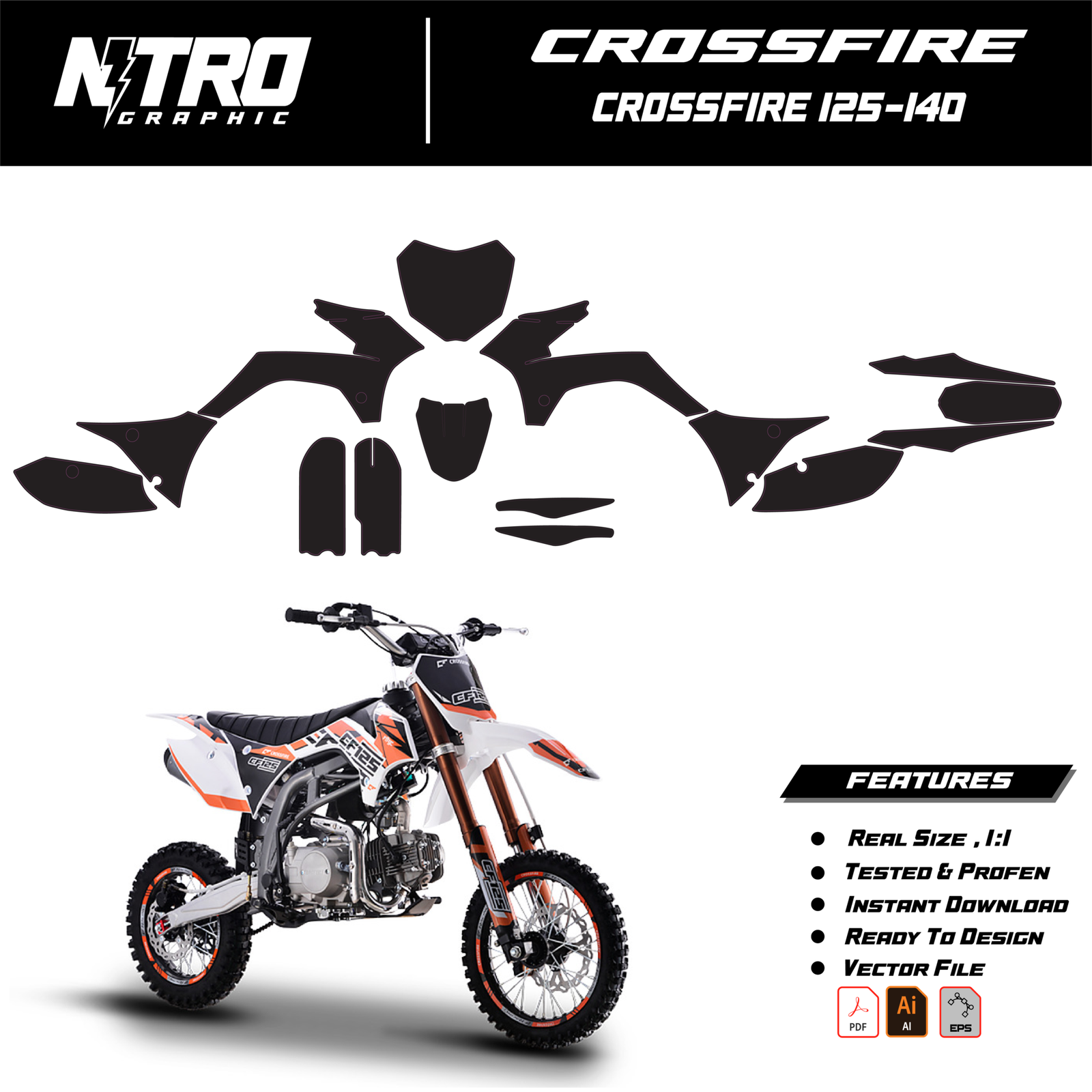 TEMPLATE CROSSFIRE 125-140