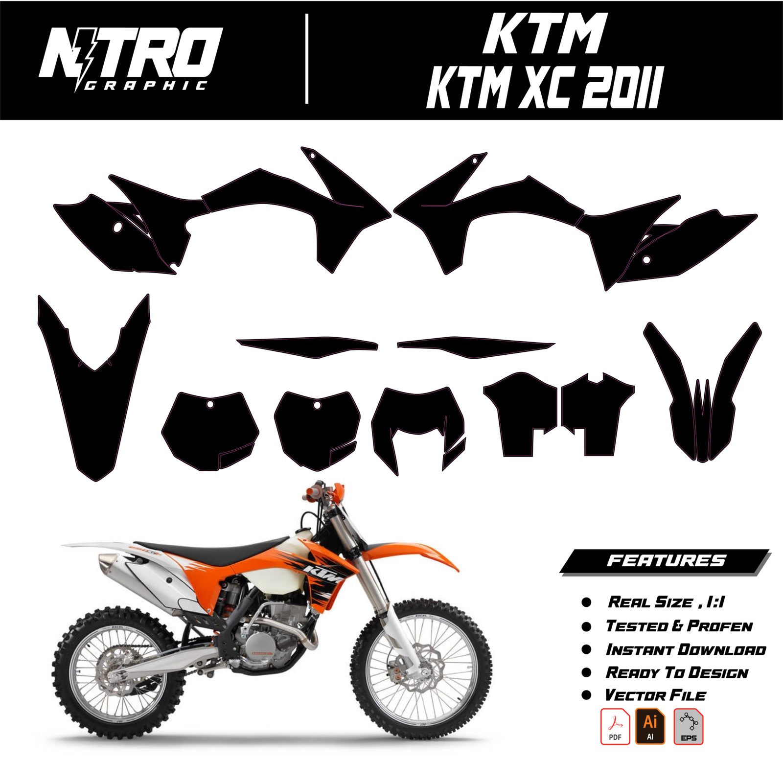 TEMPLATE KTM XC 2011