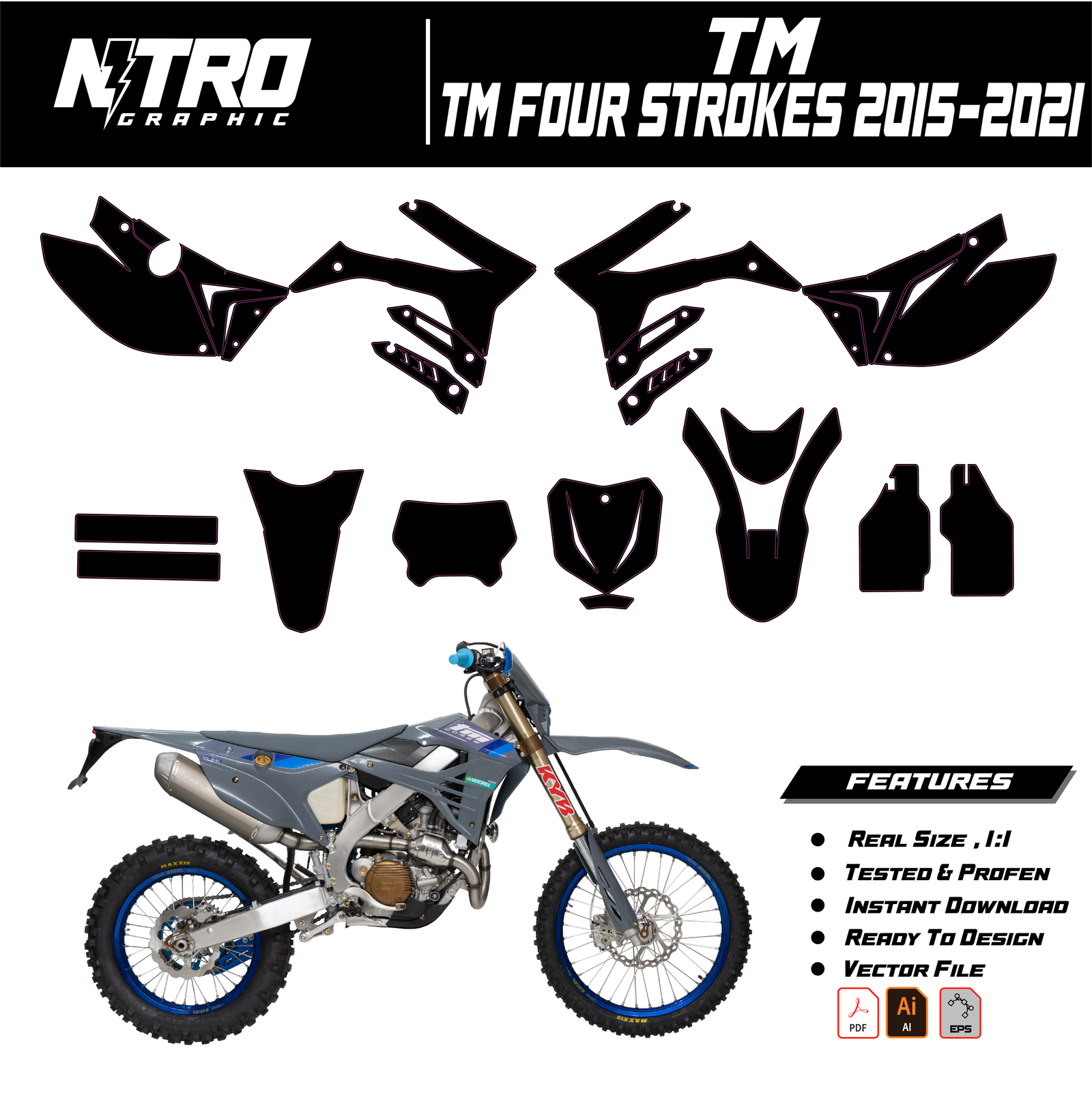 TEMPLATE TM Four 4 Strokes 2015 2016 2017 2018 2019 2020 2021