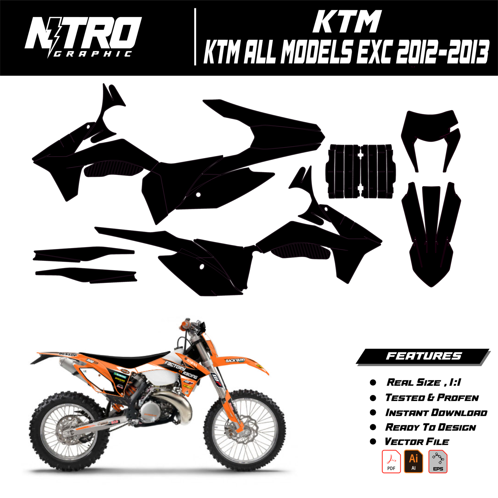 KTM ALL MODELS EXC 2012-2013