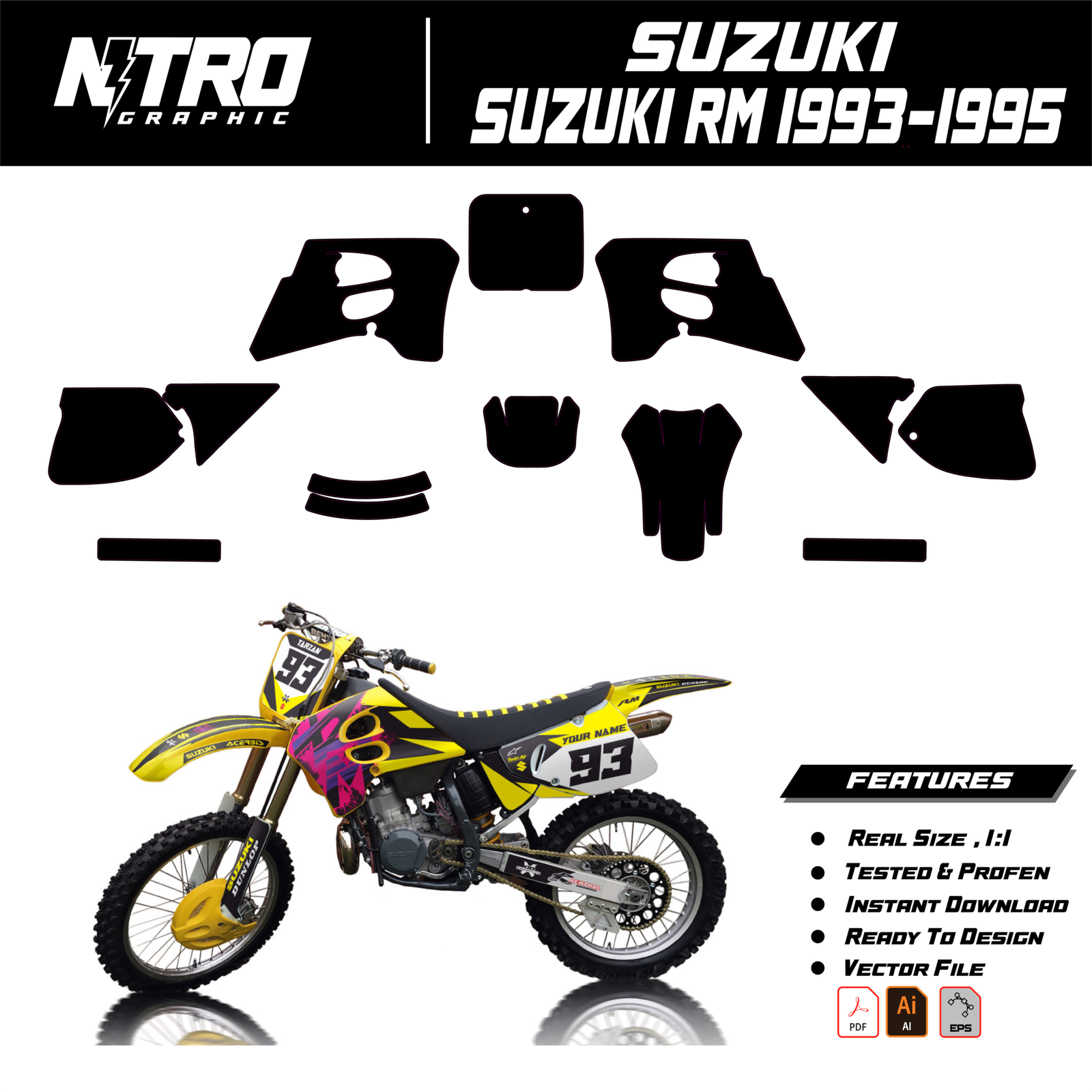 SUZUKI RM 1993-1995