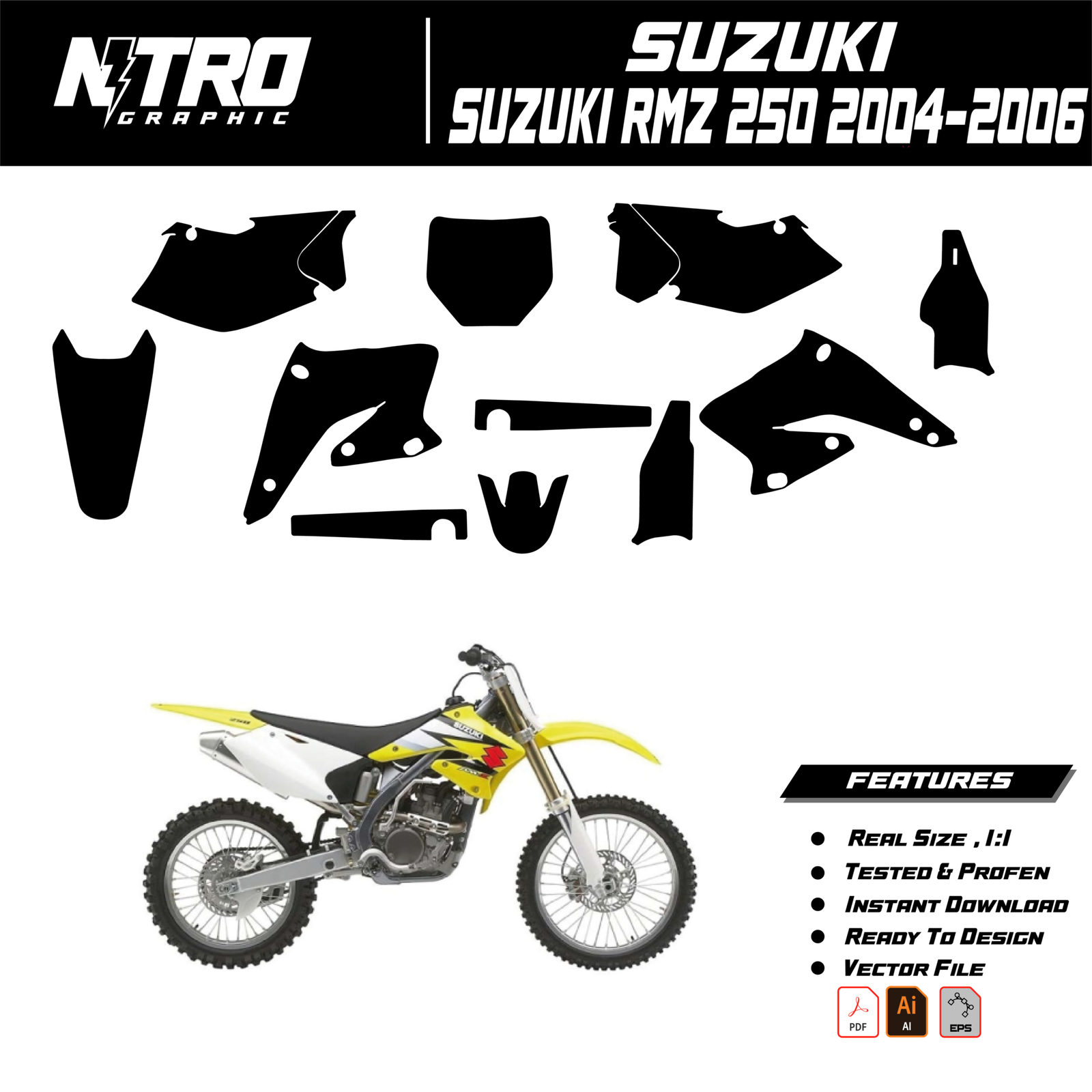 SUZUKI RMZ 250 2004-2006