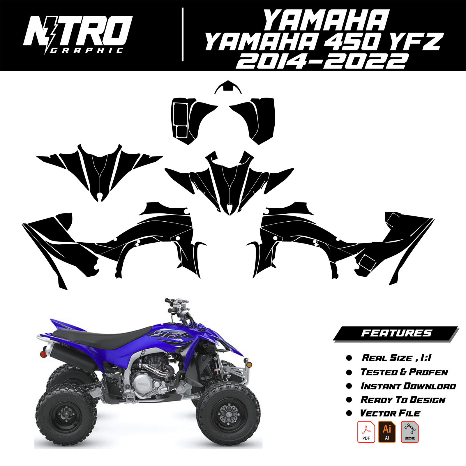 YAMAHA 450 YFZ 2014-2022