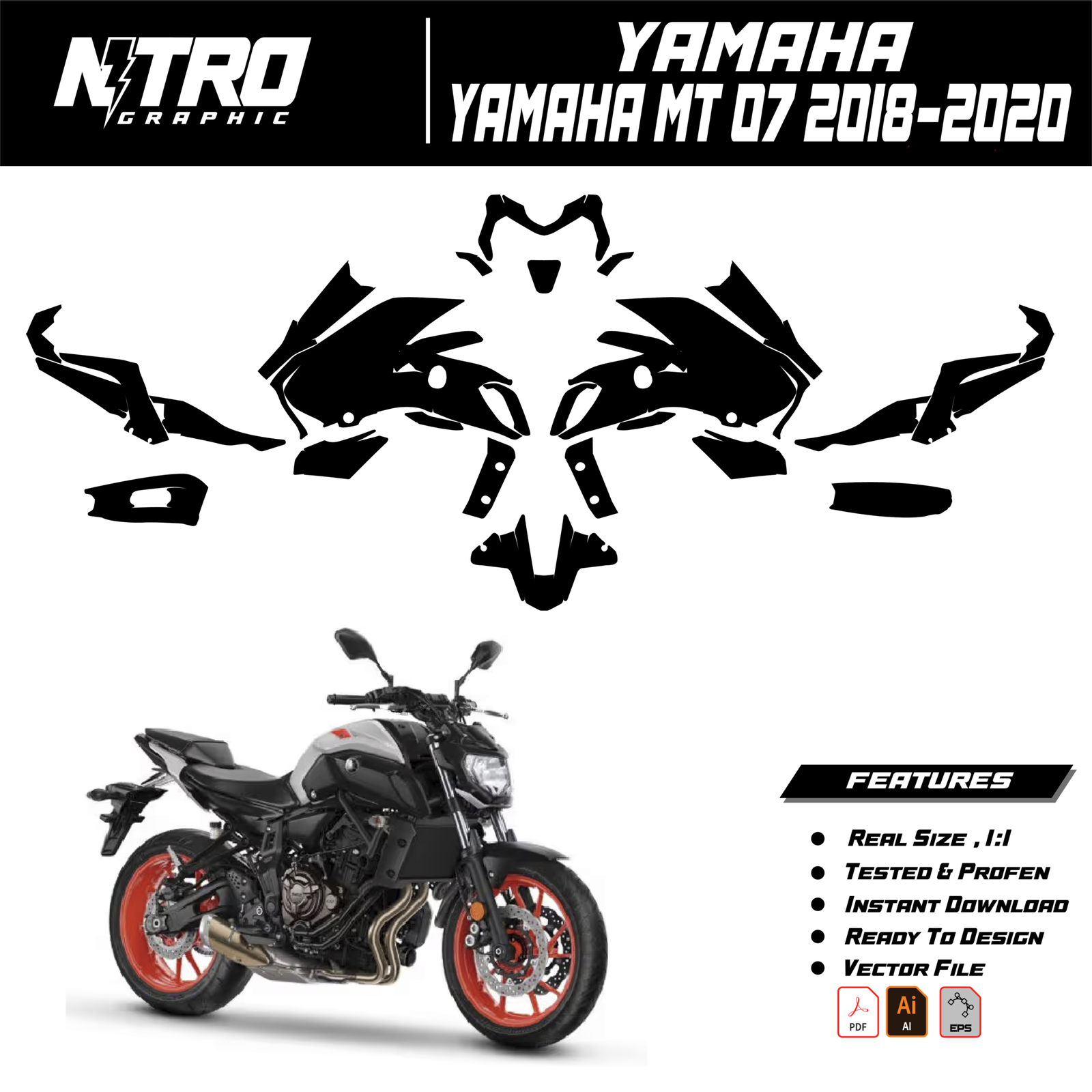 YAMAHA MT 07 2018-2020