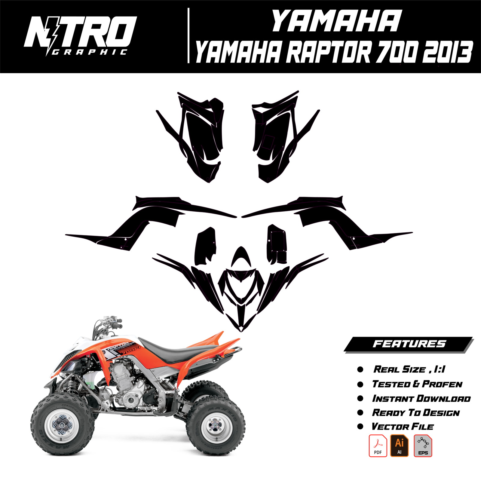 YAMAHA RAPTOR 700 2013