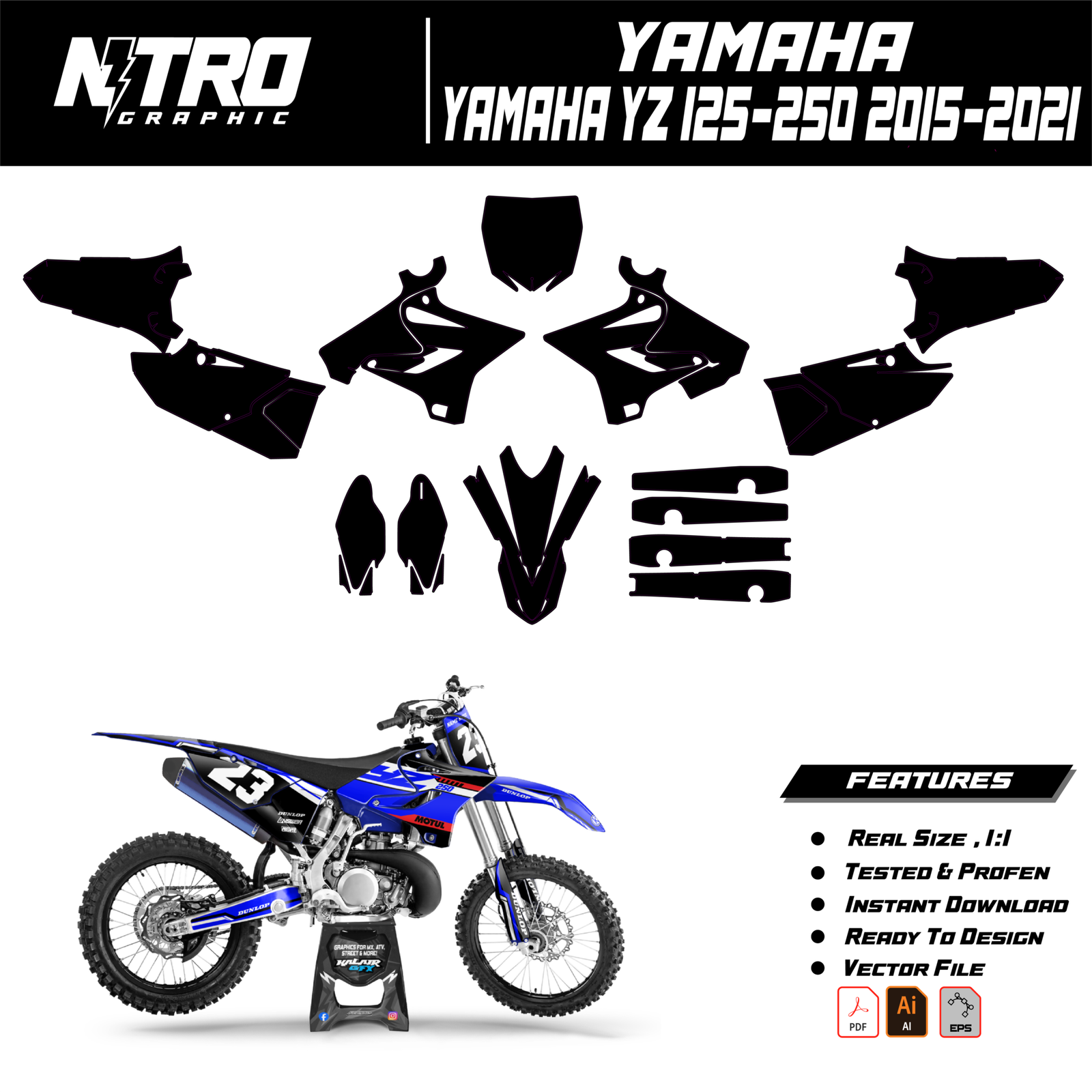 YAMAHA YZ 125-250 2015-2021